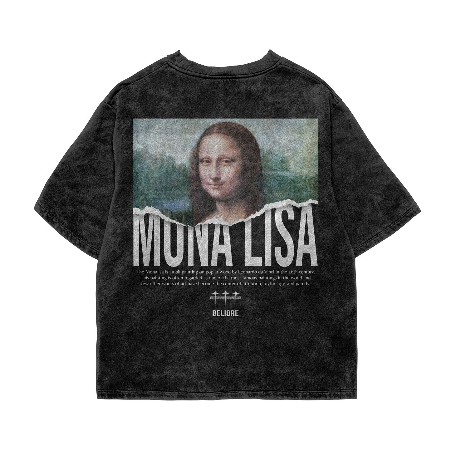 Mona Lisa Vintage Oversized T-shirt