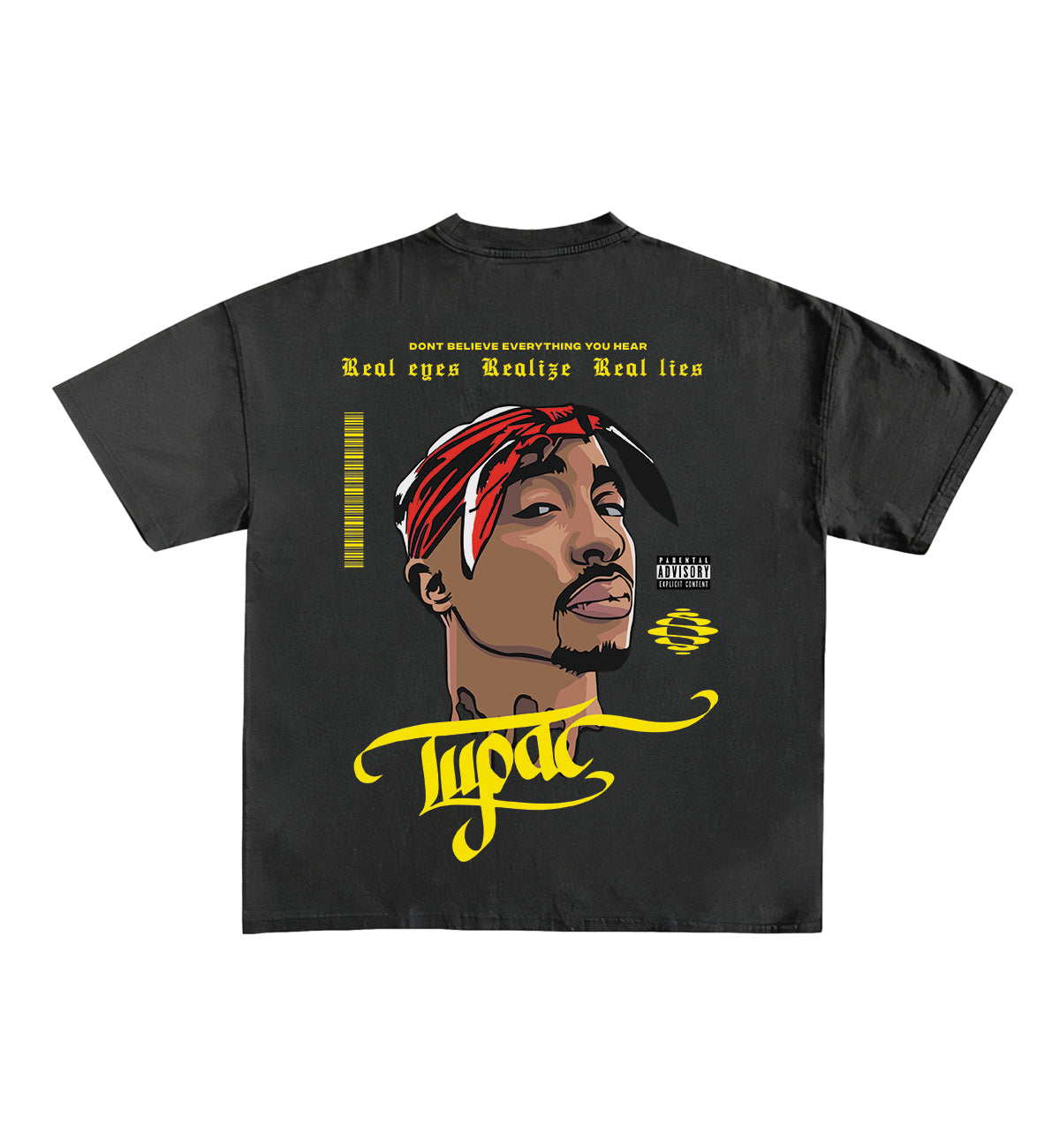 Tupac Designed Oversized Tee