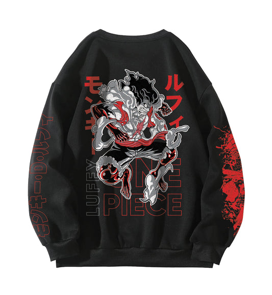 Monkey D. Luffy Designed Oversized Sweatshirt