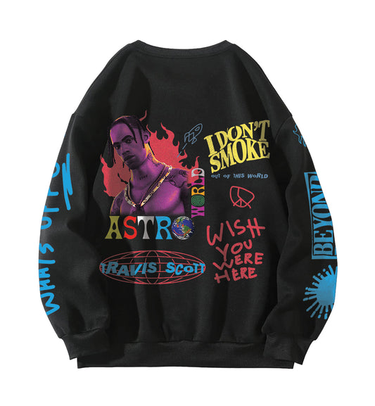 Travis Scott Designed Oversized Sweatshirt