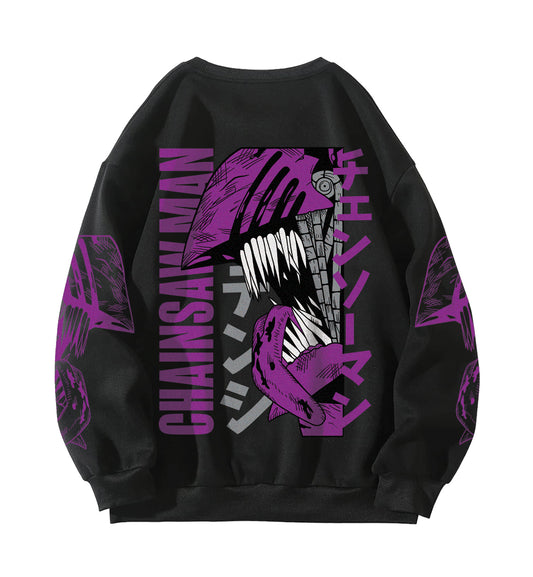 Chainsaw Men Designed Oversized Sweatshirt