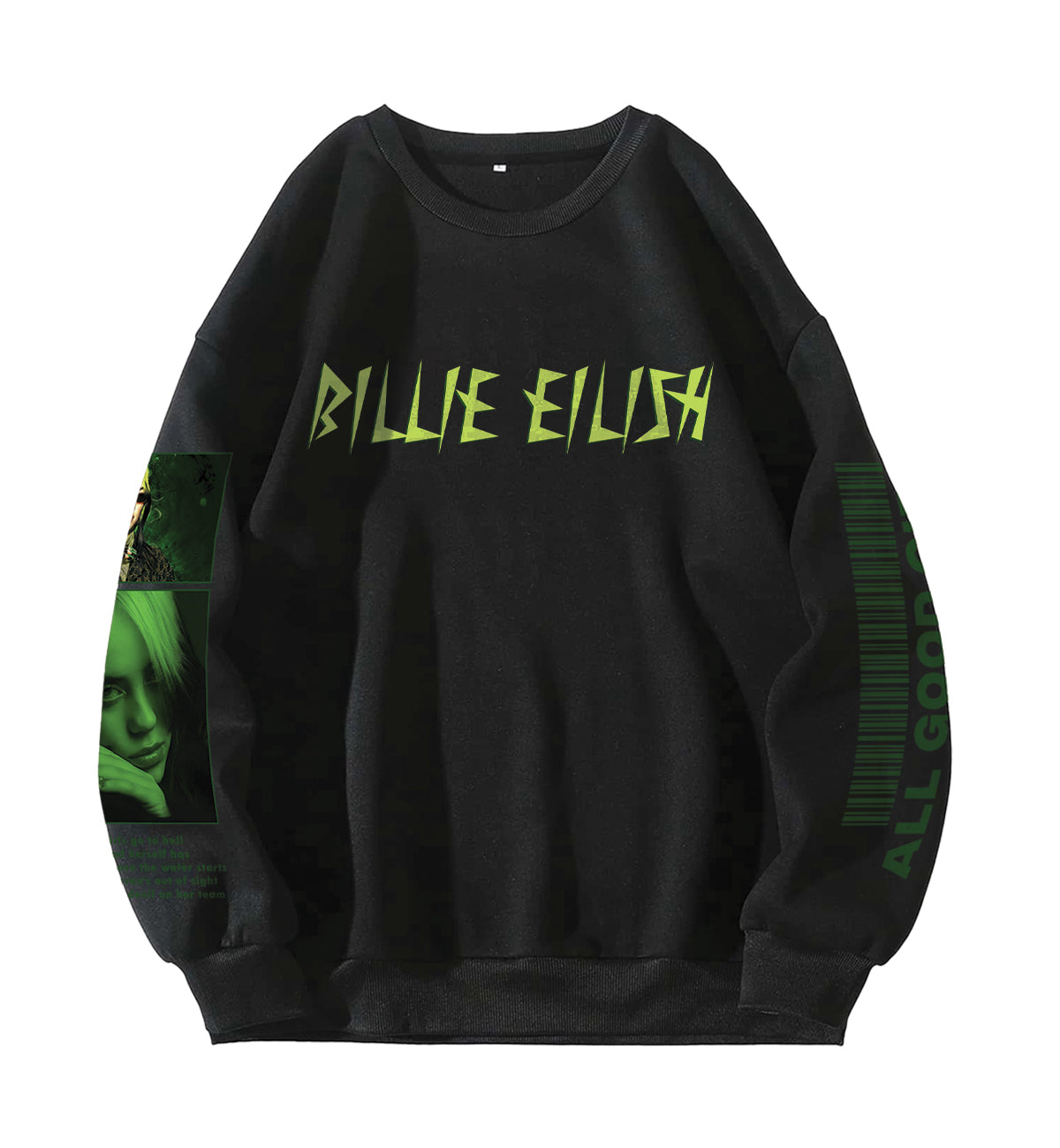 Billie eilish black sweatshirt online