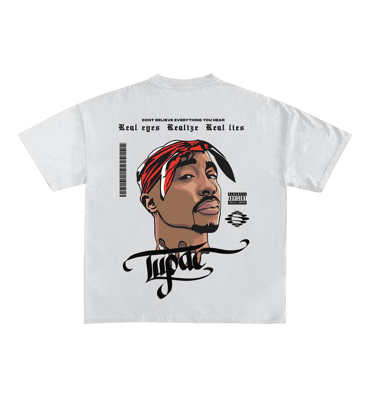 Tupac Designed Oversized Tee