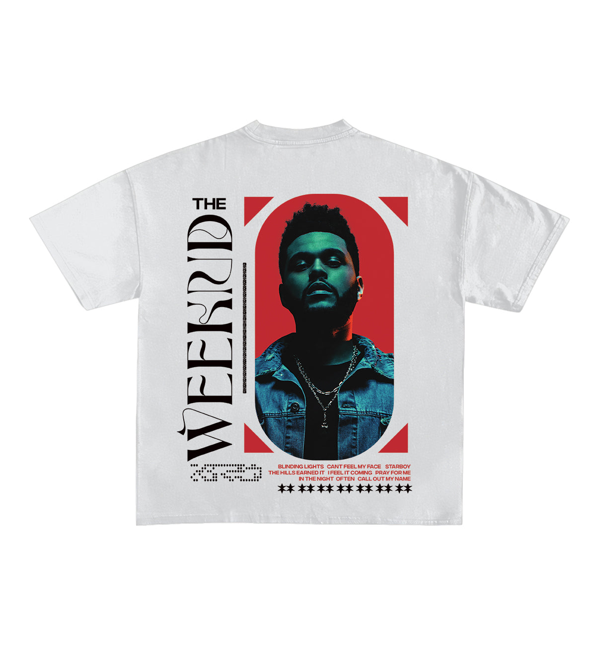 The Weeknd Designed Oversized Tee