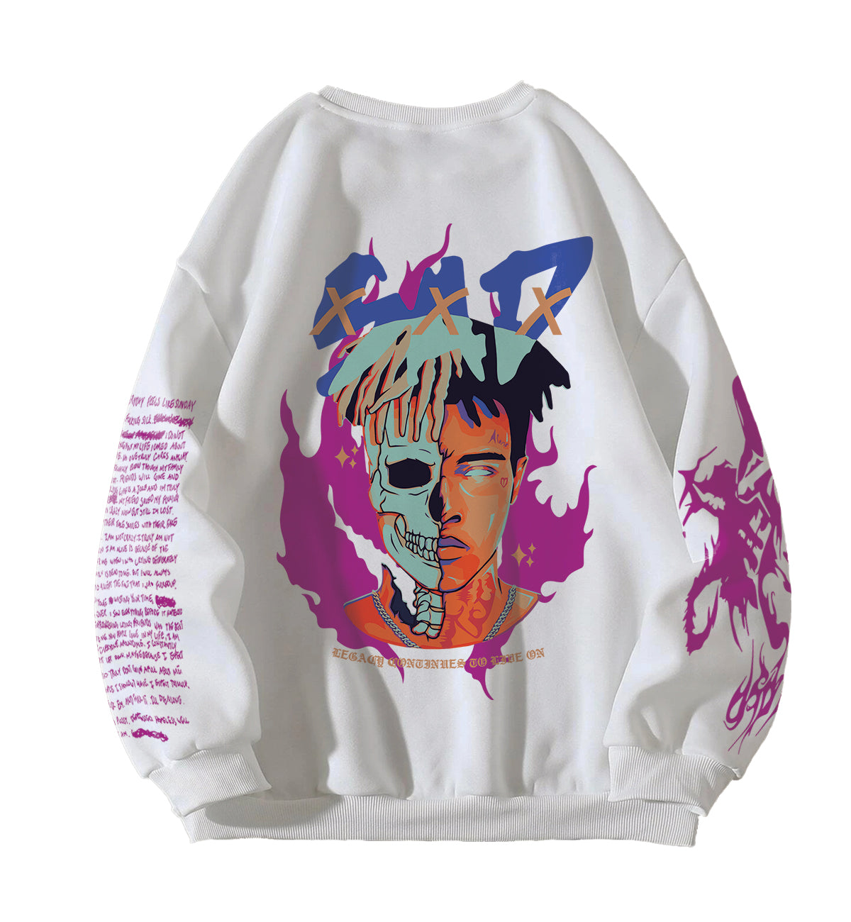 XXXTentacion Designed Oversized Sweatshirt