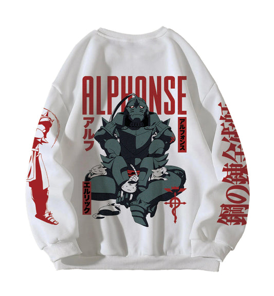 Fullmetal Alchemist Designed Oversized Sweatshirt