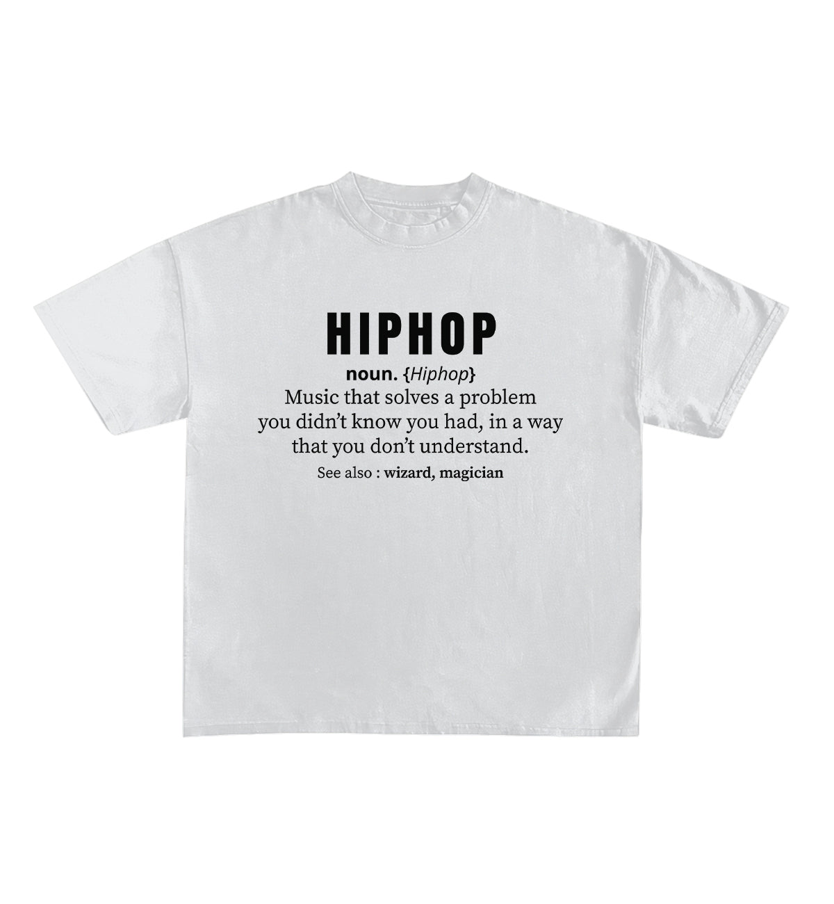 Hip Hop Designed Oversized Tee